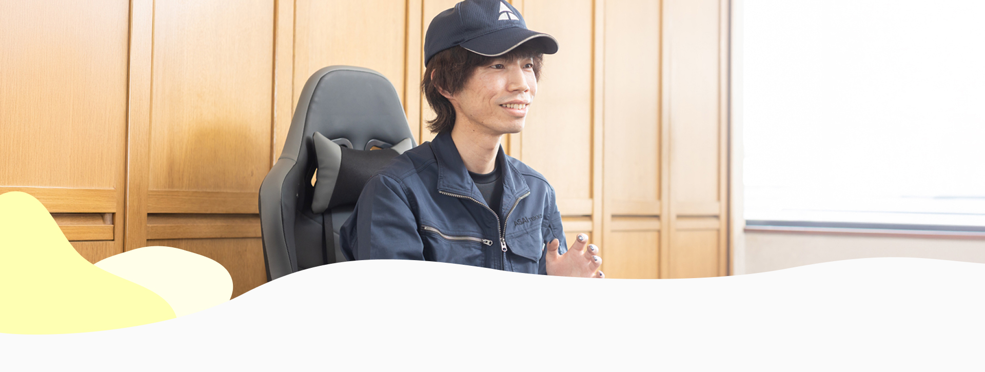 Bさんのインタビュー写真